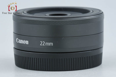 【中古】Canon キヤノン EF-M 22mm f/2 STM ブラック