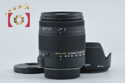 【中古】SIGMA シグマ 18-250mm f/3.5-6.3 DC MACRO OS HSM ニコン用