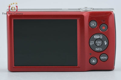 【中古】Canon キヤノン IXY 200 レッド コンパクトデジタルカメラ
