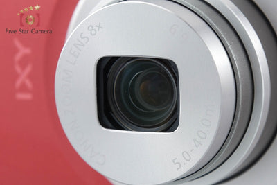 【中古】Canon キヤノン IXY 200 レッド コンパクトデジタルカメラ