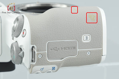 【中古】Canon キヤノン EOS Kiss M2 ホワイト ミラーレス一眼カメラ