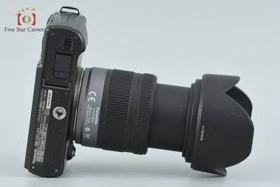【中古】Panasonic パナソニック LUMIX DMC-GF2 エスプリブラック + G VARIO 14-42mm f/3.5-5.6 ASPH. MEGA O.I.S. H-FS014042 シャッター回数僅少