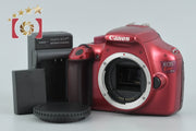【中古】Canon キヤノン EOS Kiss X50 レッド デジタル一眼レフカメラ