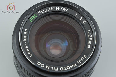 【中古】FUJIFILM 富士フイルム FUJINON-SW 28mm f/3.5 M42マウント