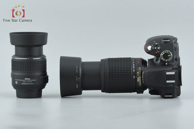 【中古】Nikon ニコン D3200 ダブルズームレンズキット ブラック シャッター回数僅少