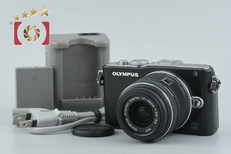 【中古】OLYMPUS オリンパス PEN Lite E-PL3 レンズキット ブラック