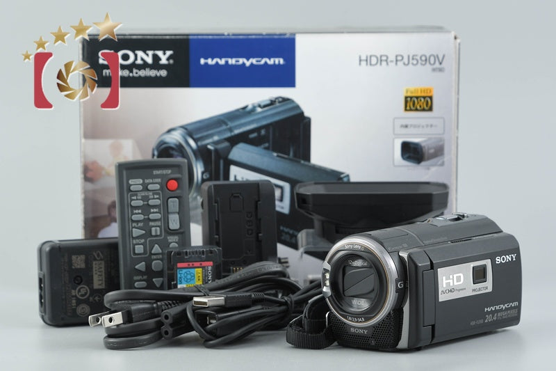 【中古】SONY ソニー HANDYCAM HDR-PJ590V デジタルビデオカメラ 元箱付き