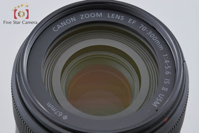 【中古】Canon キヤノン EF 70-300mm f/4-5.6 IS II USM 元箱付き