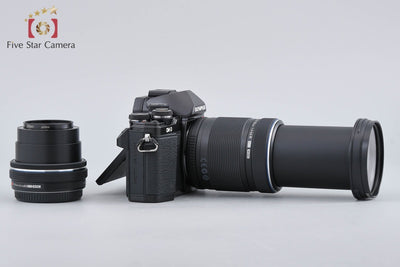 【中古】OLYMPUS オリンパス OM-D E-M10 Mark II EZ ダブルズームキット ブラック シャッター回数僅少