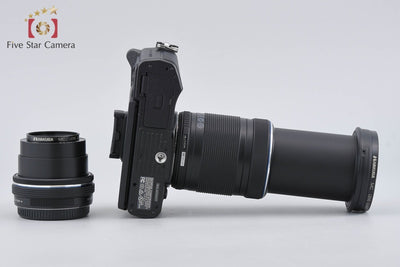 【中古】OLYMPUS オリンパス OM-D E-M10 Mark II EZ ダブルズームキット ブラック シャッター回数僅少