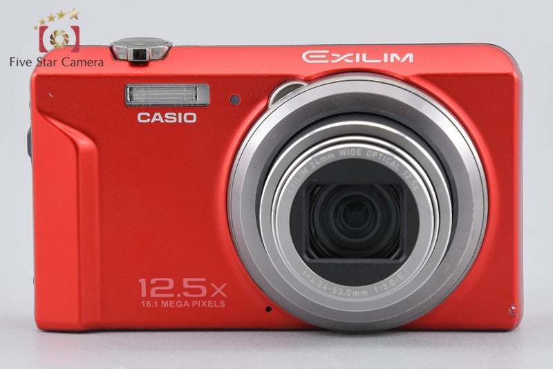 CASIO EXILIM EX-ZS160 レッド デジカメ 動作確認済 中古】Casio カシオ EXILIM EX-ZS160 レッド コンパクトデジタルカメラ