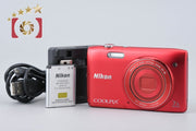 【中古】Nikon ニコン COOLPIX S3500 ラズベリーレッド コンパクトデジタルカメラ