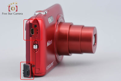 【中古】Nikon ニコン COOLPIX S3500 ラズベリーレッド コンパクトデジタルカメラ