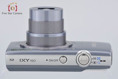 【中古】Canon キヤノン IXY 160 シルバー コンパクトデジタルカメラ