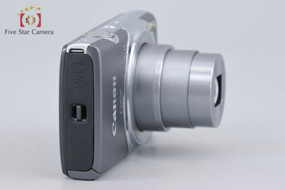 【中古】Canon キヤノン IXY 130 グレー コンパクトデジタルカメラ