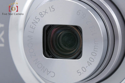 【中古】Canon キヤノン IXY 130 グレー コンパクトデジタルカメラ
