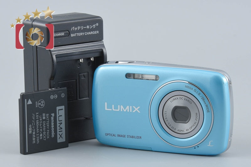 【中古】Panasonic パナソニック LUMIX DMC-S1 ブルー コンパクトデジタルカメラ