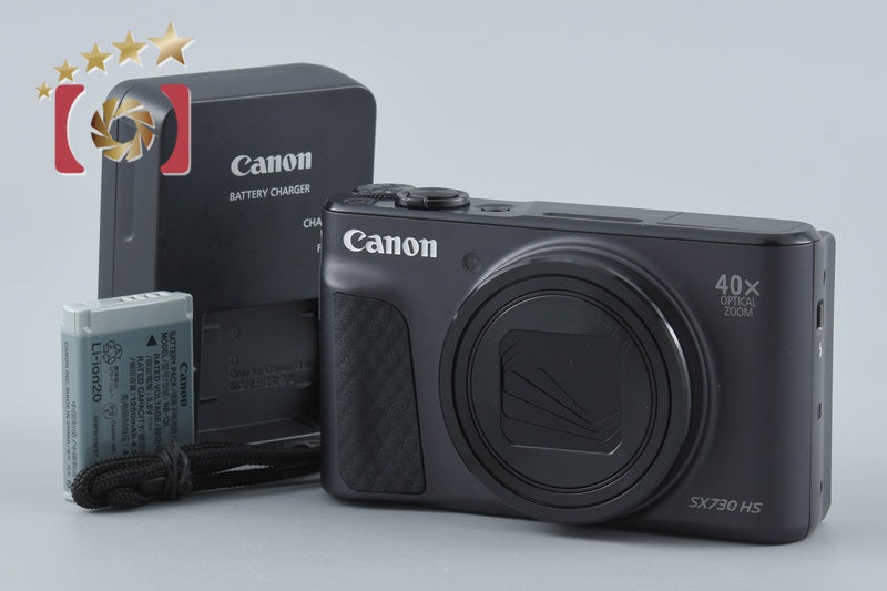 【中古】Canon キヤノン PowerShot SX730 HS ブラック コンパクトデジタルカメラ