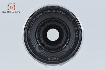 【中古】Canon キヤノン EF-M 55-200mm f/4.5-6.3 IS STM シルバー