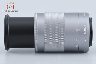 【中古】Canon キヤノン EF-M 55-200mm f/4.5-6.3 IS STM シルバー