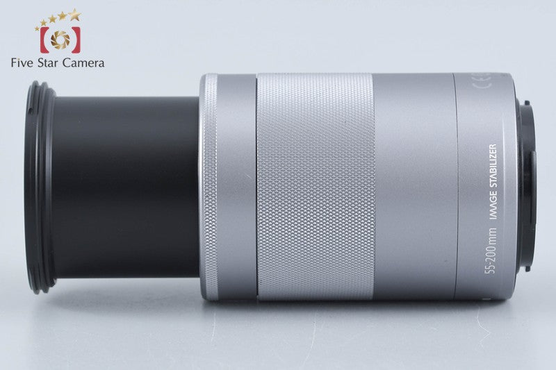 中古】Canon キヤノン EF-M 55-200mm f/4.5-6.3 IS STM シルバー