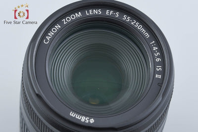 【中古】Canon キヤノン EF-S 55-250mm f/4-5.6 IS II 元箱付き