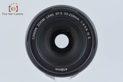 【中古】Canon キヤノン EF-S 55-250mm f/4-5.6 IS II 元箱付き