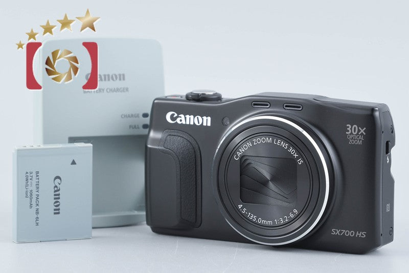 【中古】Canon キヤノン PowerShot SX700 HS ブラック コンパクトデジタルカメラ