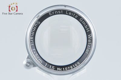 【中古】Leica ライカ Summarit 50mm f/1.5 L39 ライカスクリューマウント