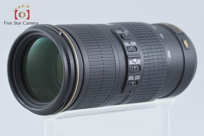 【中古】Nikon ニコン AF-S NIKKOR 70-200mm f/4 G ED VR 元箱付き