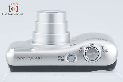 【中古】Nikon ニコン COOLPIX A10 シルバー コンパクトデジタルカメラ 元箱付き