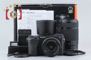 【中古】SONY ソニー α6400 ILCE-6400 ダブルズームレンズキット ブラック 元箱付き