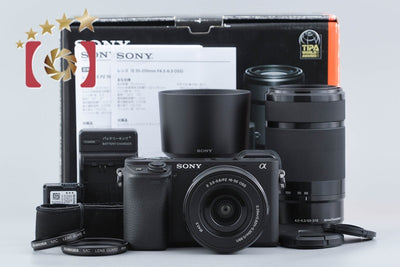 【中古】SONY ソニー α6400 ILCE-6400 ダブルズームレンズキット ブラック 元箱付き