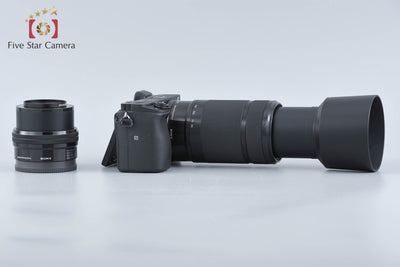 【中古】SONY ソニー α6400 ILCE-6400 ダブルズームレンズキット ブラック 元箱付き