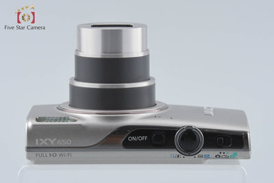 【中古】Canon キヤノン IXY 650 シルバー コンパクトデジタルカメラ