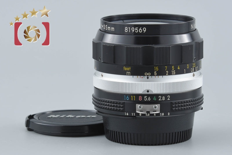 【中古】Nikon ニコン NIKKOR-O Auto 35mm f/2 Ai改