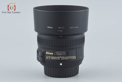 【中古】Nikon ニコン AF-S NIKKOR 50mm f/1.8 G