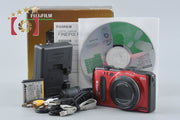 【中古】FUJIFILM 富士フイルム FINEPIX F600EXR レッド コンパクトデジタルカメラ 元箱付き