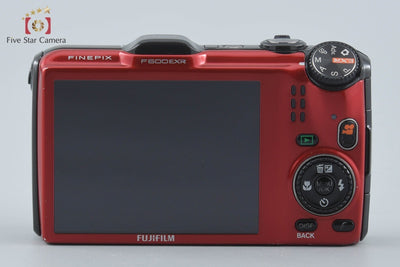 【中古】FUJIFILM 富士フイルム FINEPIX F600EXR レッド コンパクトデジタルカメラ 元箱付き