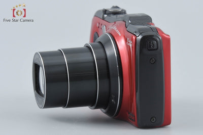 【中古】FUJIFILM 富士フイルム FINEPIX F600EXR レッド コンパクトデジタルカメラ 元箱付き