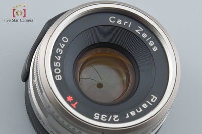 【中古】CONTAX コンタックス Carl Zeiss Planar 35mm f/2 T*