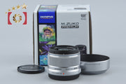 【中古】OLYMPUS オリンパス M.ZUIKO DIGITAL 25mm f/1.8 シルバー 元箱付き