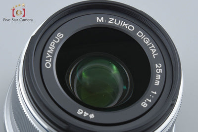 【中古】OLYMPUS オリンパス M.ZUIKO DIGITAL 25mm f/1.8 シルバー 元箱付き