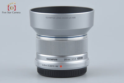 【中古】OLYMPUS オリンパス M.ZUIKO DIGITAL 25mm f/1.8 シルバー 元箱付き