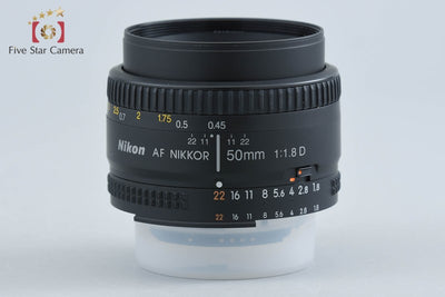 【中古】Nikon ニコン AF NIKKOR 50mm f/1.8 D 元箱付き