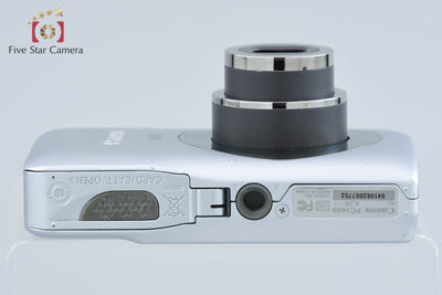 【中古】Canon キヤノン IXY 200F シルバー コンパクトデジタルカメラ 元箱付き