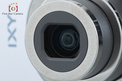 【中古】Canon キヤノン IXY 200F シルバー コンパクトデジタルカメラ 元箱付き