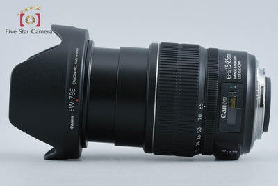 【中古】Canon キヤノン EF-S 15-85mm f/3.5-5.6 IS USM