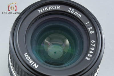 【中古】Nikon ニコン Ai-S NIKKOR 28mm f/2.8