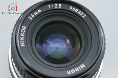 【中古】Nikon ニコン Ai NIKKOR 24mm f/2.8